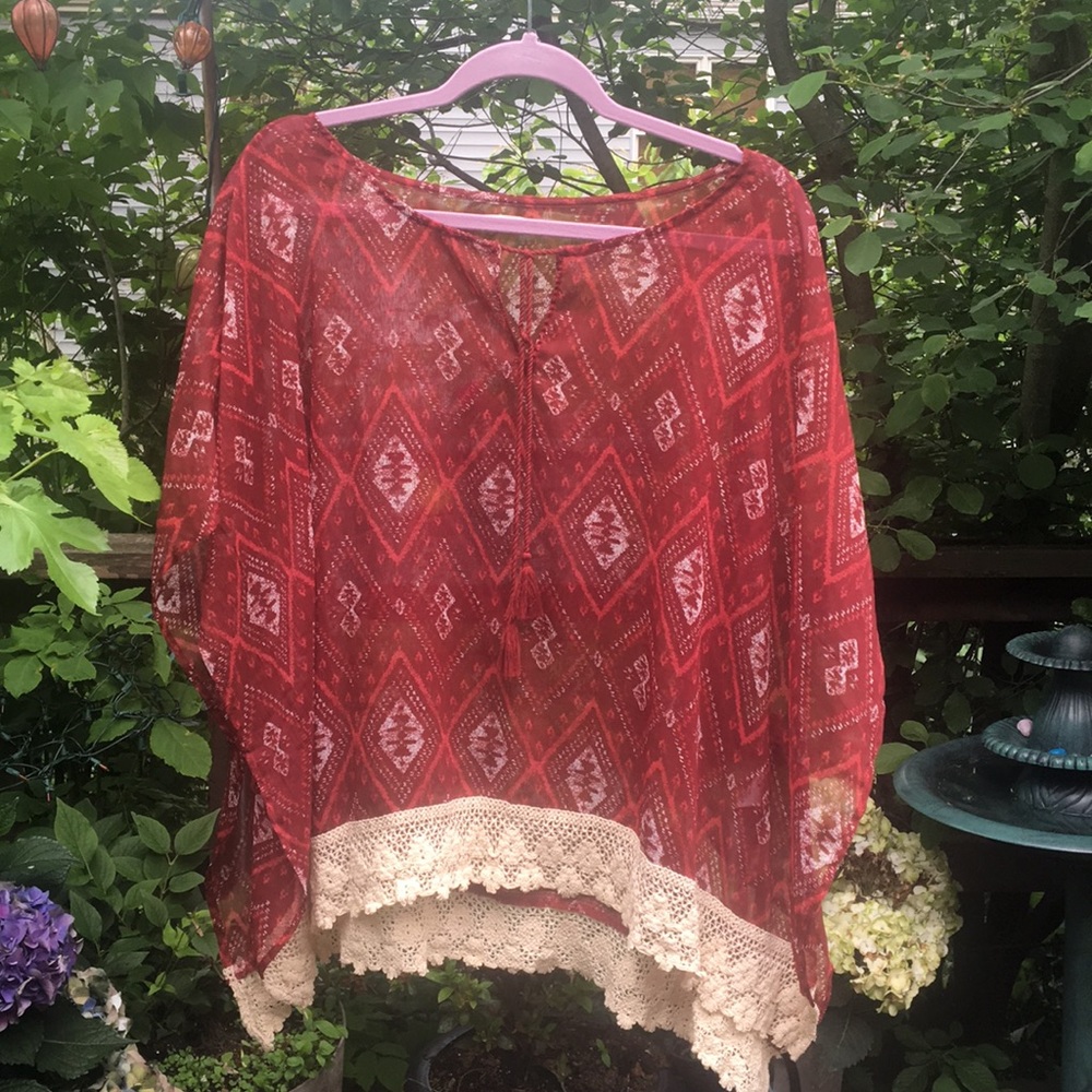 Tribal Hollister Swim Cover Up